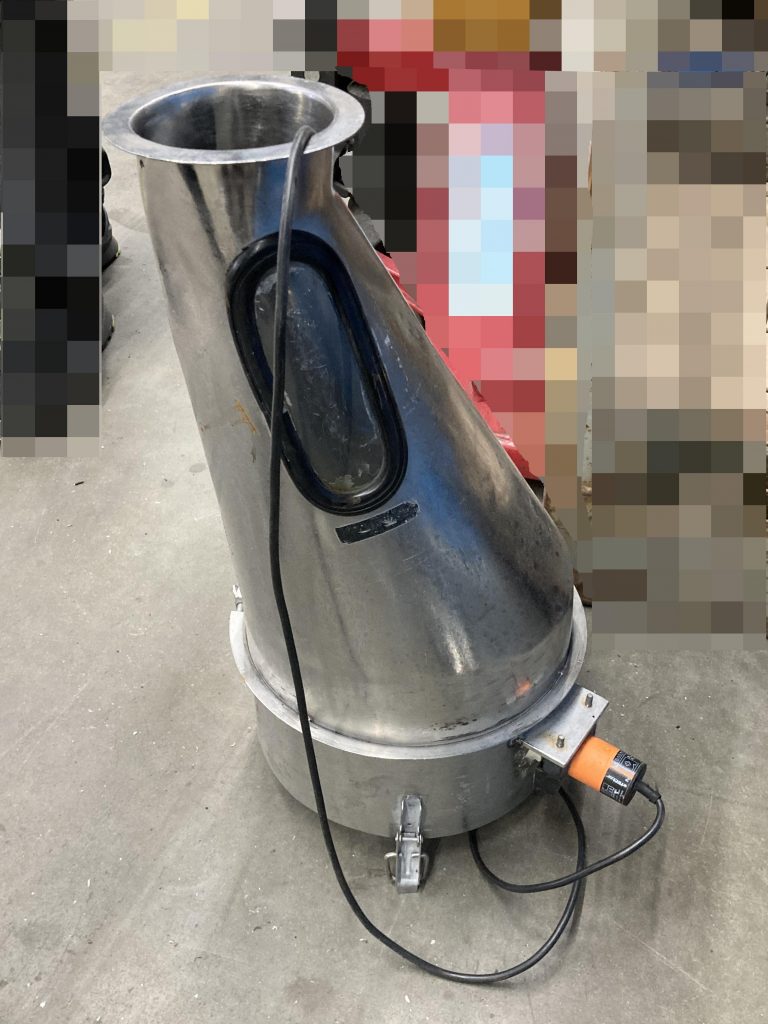 Fette P2000 Product hopper with valve and connection adapter