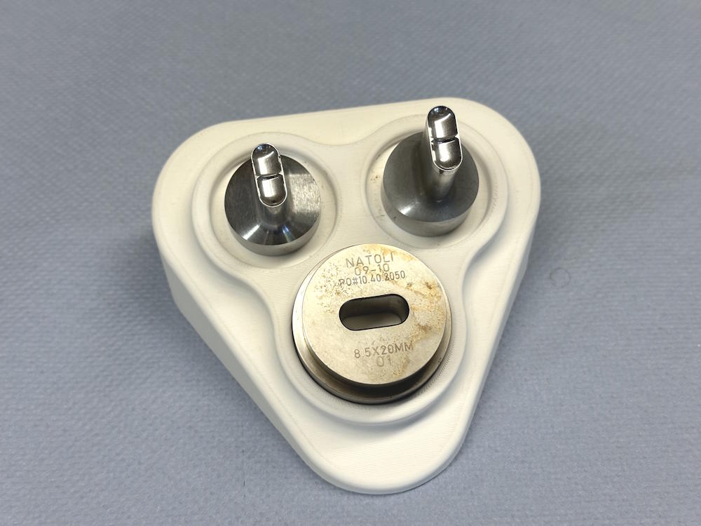 Korsch EK0 Werkzeugsatz Oblong 20x8,5mm gewölbt Bruchkerbe