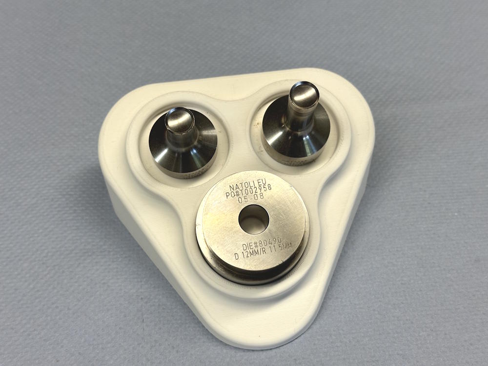 Korsch EK0 Werkzeugsatz Rund 12mm gewölbt Facette