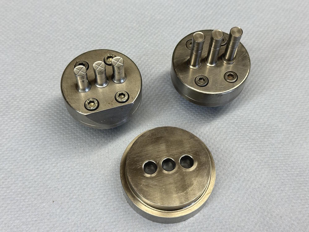 Korsch EK1 Werkzeugsatz Dreifach Rund 8mm Flach Facette 4 Teile