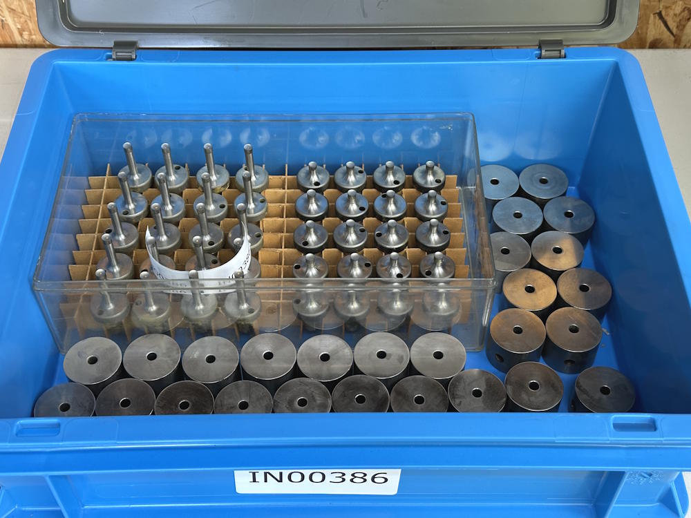Fette P2 Matrizen + Stempeleinsätze Rund 6mm Konkav
